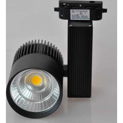 CE RoHS Saving Energy COB Led Track Rail Light 30W Spot Wall Lamp Soptlight Tracking led 85-265V lighting Epacket Free shipping