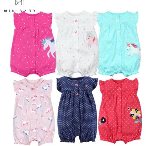 Orangemom summer baby girl clothes one-piece jumpsuits baby clothing ,cotton short romper infant girl clothes roupas menina home