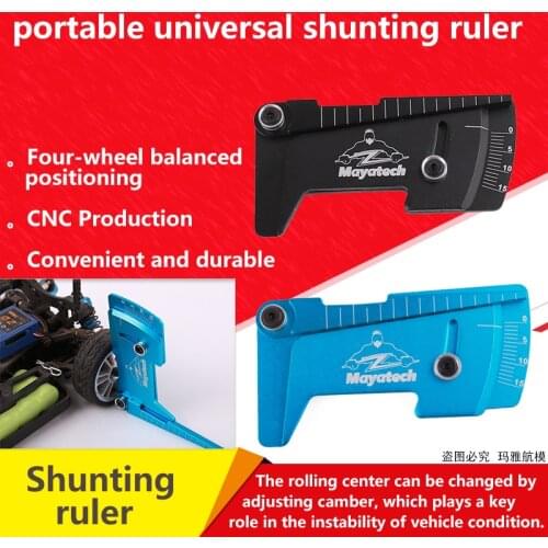 CZ CNC Shunting tools camber car height tires angle balancing tool standard ruler For1/10 RC Car HSP 94123 94122 94111 94188 S76