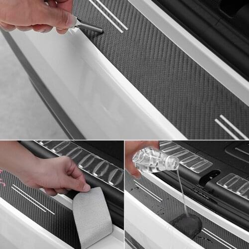 For Toyota Sienna 10 20 30 1998 1999 2000 2001 2002 - 2021 Car Trunk Auto Boot Stickers Logo Decoration Anti-Scratch Accessories