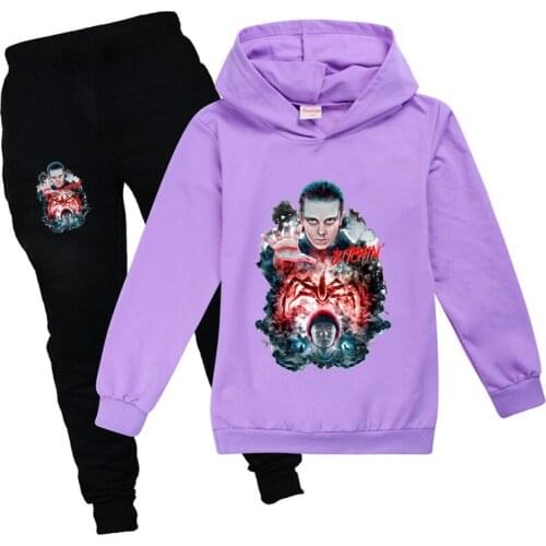 Baby Boy Clothes Fall Winter Cool Stranger Things Kids Children Set Christmas Thanksgiving Outfits Teenage Girls Clothing