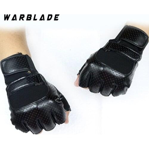 Premium Gifts Hiking Sports Running Cycling Gloves Men Tactical Outdoor Sports Bike Bicycle Half Finger PU Leather Gloves