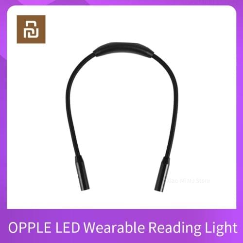 Xiaomi OPPLE LED Wearable Reading Book Light 4000K Warm White USB Rechargeable Night Lights Flexible Lamp Protable Flashlight