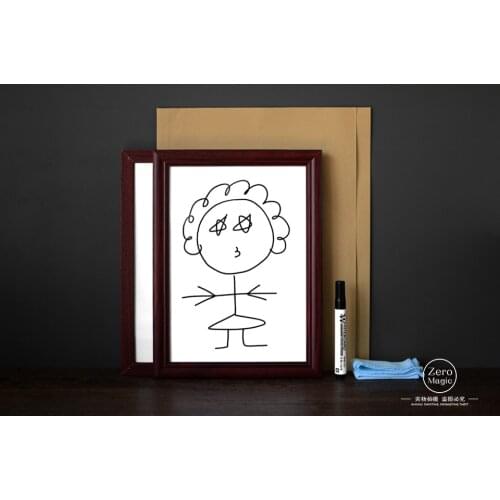 Picto Transpo Magic Tricks Magician Stage Party Gimmick Props Illusion Mentalism Funny Drawing Switch Places Frame Magia