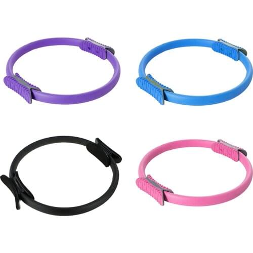 Portable Yoga Circle Professional Fitness Pilates Rings Muscle Training Circles Gym Home Workout Exercise Equipment