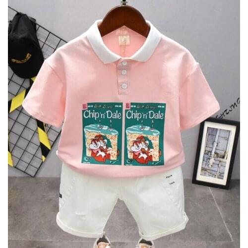 Retail Childrens Clothing T-shirt & Shorts Boys Set Summer Baby Boy 2 Pieces Sets Boy Clothing set Costume 2-7Years