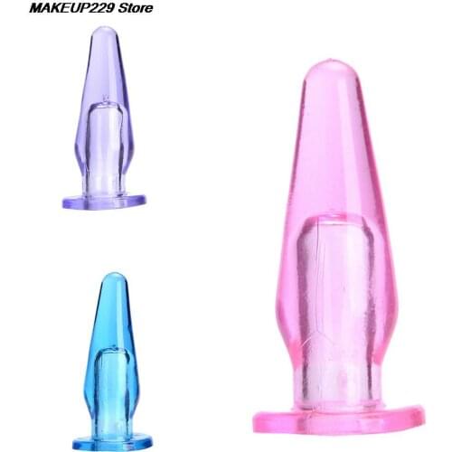 Sex Products Mini Soft Jelly Finger Vibe Anal Toys Butt Plug Insert Erotic Aid Insert, Adult Sex Toys for Couple