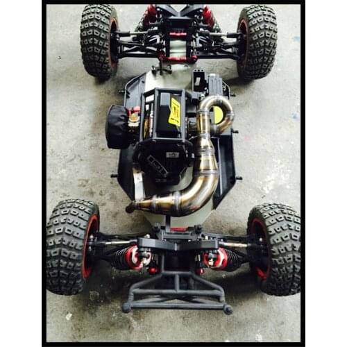 Steel handmade tune pipe exhaust pipe for 1/5 Losi Desert Buggy XL DBXL RCMK XCR