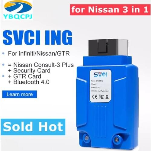 SVCI ING for Infiniti / Nissan / GTR Professional Diagnostic Support Programming