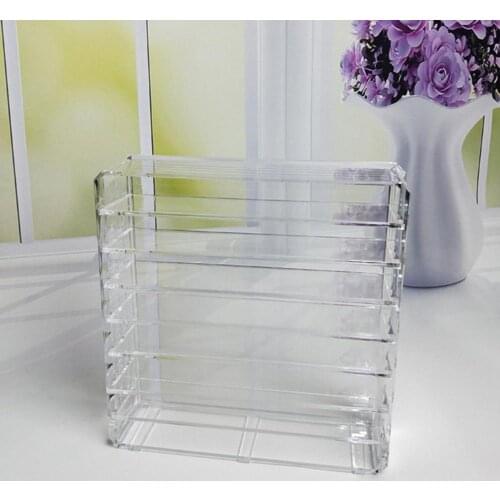 High Quality Cosmetics Rack Eyeshadow Tray Cheek Color Storage Case Plastic Eyeshadow Organizer Eco-friendly for Women
