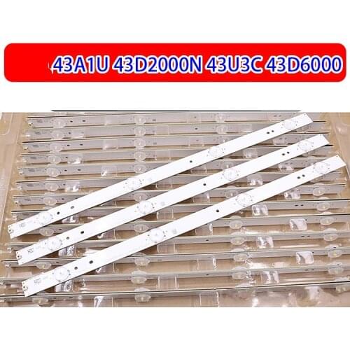 Led bar light Prefect replacement for 43D2000N/D6000 43U3C backlight LEXTAR-43D2000 LB-M430F14-E2-A 1set=10pcs .41.5cm