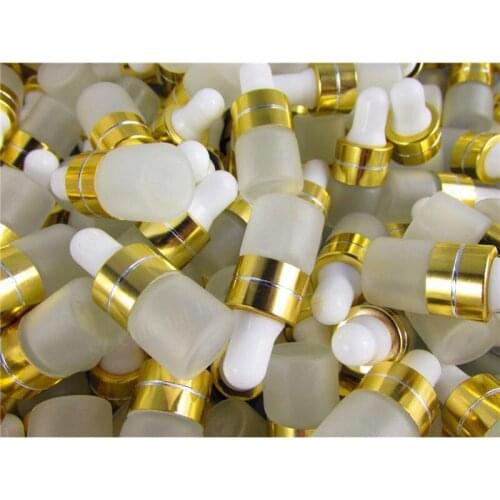 1ml 2ml Perfume Essential Oil Bottles Frosted Glass Dropper Bottle Jars Vials With Pipette For Cosmetic