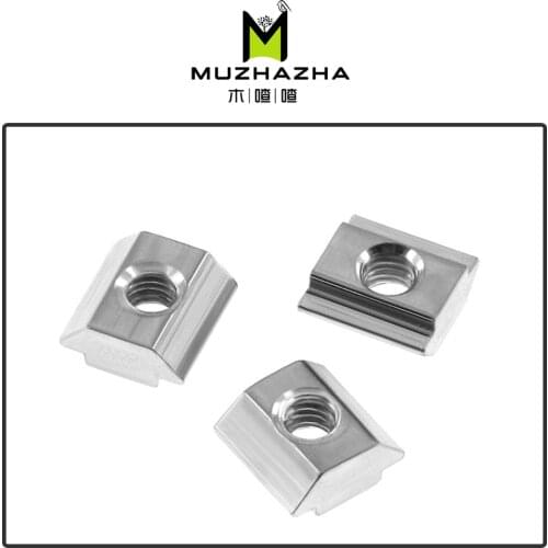 20pcs/lot 2020 M3 M4 M5 M6 T Block Square nuts T-Track Sliding Hammer Nut for Fastener Aluminum Profile