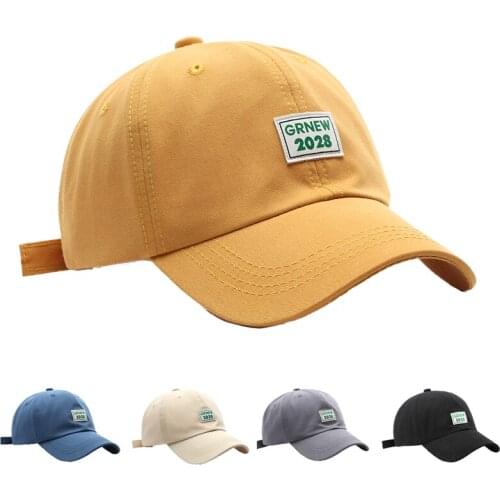 Men Retro Baseball Cap Women Snapback Adjust Hip-Hop Hat Trucker Student Peaked Cap Unisex Seasons Outdoor Sport Cotton SunHat