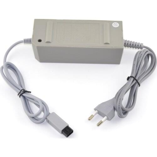 10PCS a lot EU Plug AC Power Adaptor For Wii for Nintendo Wii Gamepad Controller joypad