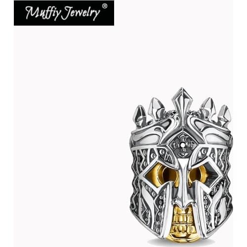 Beads Skull Knight 925 Sterling Silver Fit Bracelets 2021 Brand New Summer Rebel Street Jewelry Accessories Europe Karma Charms