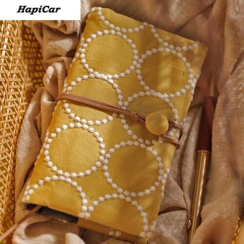 Budget Book Notepad Stationery 6 Ring Binder 2021 Agenda Planner Journal Notebook School Supplies Office Accessories Cloth Cover