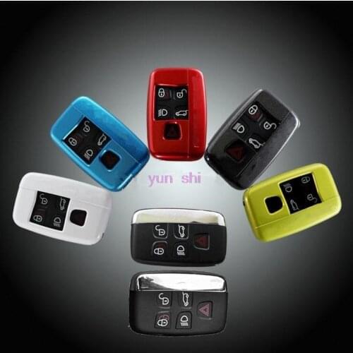 ABS Car key case key covers for Land Rover Range Rover Evoque Freelander 2 Discovery 3 4 key bag shell case (Intelligent Edition