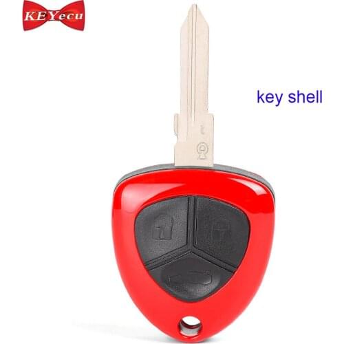 KEYECU for Ferrari F430 2005 2006 2007 2008 2009 Remote Key Shell Case Fob Housing Cover