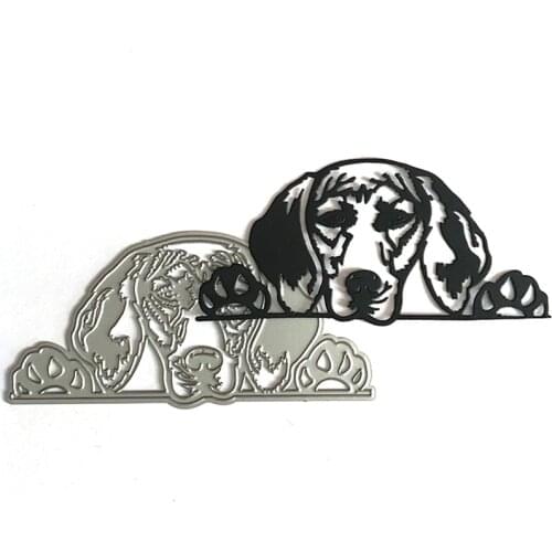 SHINECRAFT Dog Cutting Die Decorative Card Knives Mould Stencils for diy Scrapbooking Embossing Craft Dies New 2021