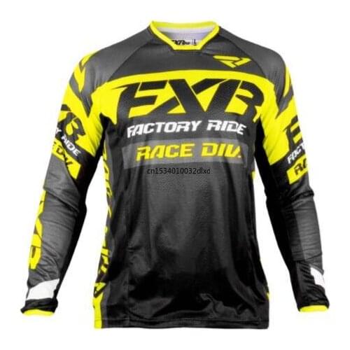 2021 Motocross Jerseys Moto Long Mx Motorcycle Summer Mountain Bike Dh Downhill Jersey XC BMX FXR MTB T Shirt Clothes
