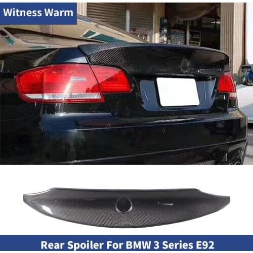 E92 Carbon Fiber Car rear spoiler wing For BMW 3 Series E92 Coupe 318i 335i 2006-2010 car body kit