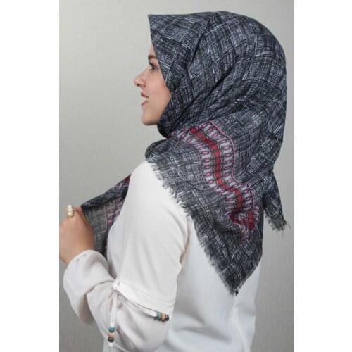 ERİPEK PATTERNED LINEN FLAMLI SCARF-PATTERN-14-RENK-11
