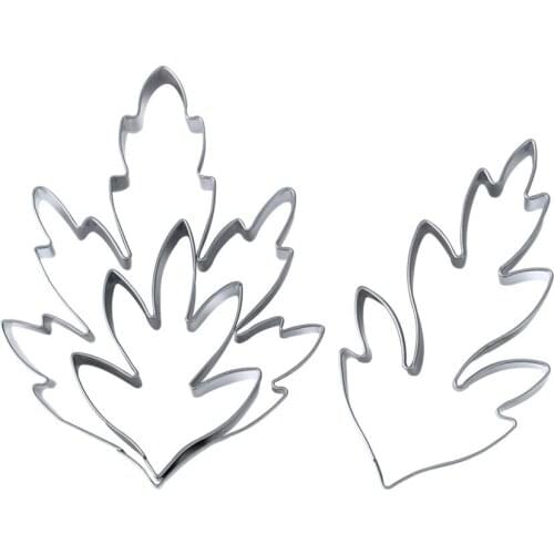 Cookie Polymer Clay Mold Large Peony Leaf Cutter Designer DIY Klei Flower Tools Modelismo Artesanato Ferrament Cutters Mould