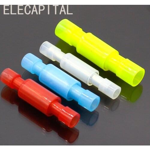 FRFNY+MPFNY 50PCS translucent Bullet Shaped Female Male Insulating Joint Wire Connector Electrical Crimp Terminal FRFNY+MPFNY