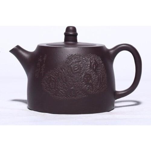 Exquisite Purple Clay Teapot, Original Ore Purple Clay, Classic Handuo Kungfu Tea Set, Household Teapot, Chinese Tea Set