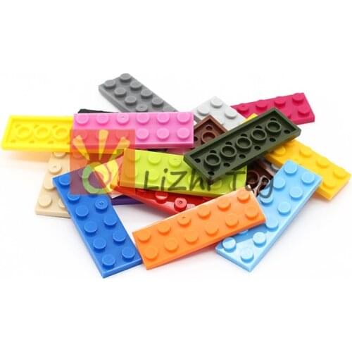 Moc tiles Plate 2*6 3795 Short piece DIY enlighten block bricks Compatible With Assembles Particles 100pcs