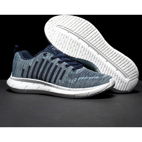 Men 2021 Summer Breathable Light Comfortable Mens Casual Shoes Tenis Masculino Adulto Big Size 38-47 Trainers