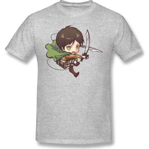 Man Chibi Eren - Attack In Titans AOT Survey Corps,Armin Arlert,Erwin,Teen Titans fitness Cool Graphic Tshirt