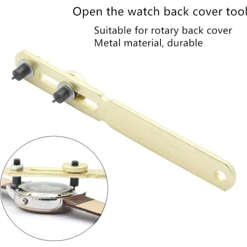 1PC Gold Watch Repair Kit Adjustable Back Case Opener Cover Remover Screw Watchmaker Open Battery Change Relojes Tool
