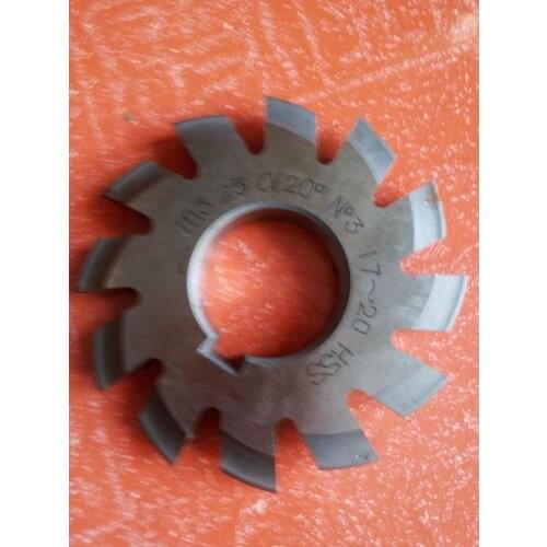 Set 8Pcs Module 3.25 PA20 Bore27 1#2#3#4#5#6#7#8# Involute Gear Cutters M3.25
