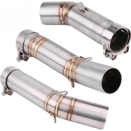 Stainless Steel Motorcycle Full Exhaust System Vent Middle Pipe Link Connect for Suzuki GSX- R600GSX-R750 Motor Accessories