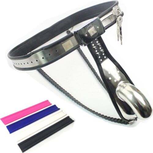 Stainless Steel Y-Type Chastity Belt,Penis Sleeve Cage,Strap Pants,Chastity Cages Chastity Panty Device Sex Toys for Men G7-55