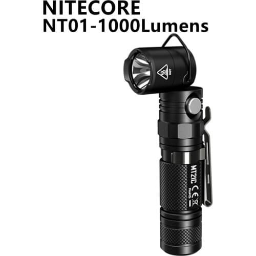 NITECORE MT21C Flashlight With CREE XP-L HDV6 LED 1000Lumens Runtime 700 Hours 90° Adjustable Magnetic Flashlight