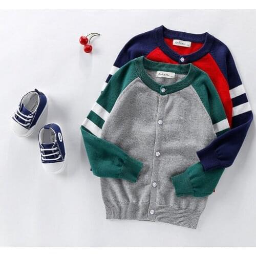 Charming Cardigan Knitting Kids Sweaters Spring Winter Baby Boys Girls Warm Tops Bottoming Buttons Children Clothes High Quality