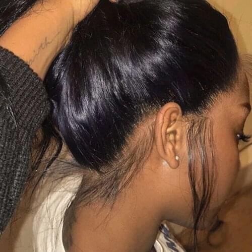 Lace Wigs Pre plucked 360 Lace Frontal Wig Lace Front Wigs Straight Lace Front Human Hair Wigs for Woman 180% Remy Brazilian