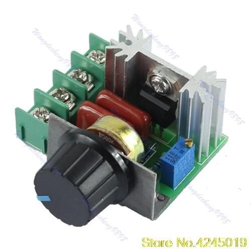 New High quality AC 220V 2000W SCR Voltage Regulator Dimming Speed Controller Thermostat Dimmers