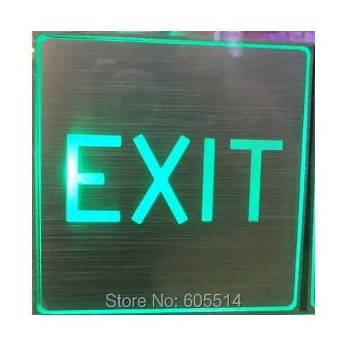 [Seven Neon]Free shipping 20sets 110*110*30mm square shape led singnal light led indicator for exit signal