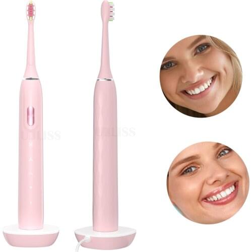 USB Rechargeable Sonic Electric Toothbrush Cleaning Whitening Adult Waterproof Smart Tooth Brushes Ultrasonic Automatic Teeth