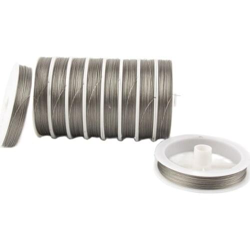 1roll 0.3/0.38/0.45/0.5/0.6mm Steel Wire for Jewelry Making Findings Accessories Supplier Wholesale Wire for DIY Beads Bracelet