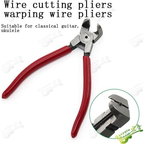Taiwan made guitar starting wire cutting pliers thin mouth strong flat nose pliers replacement wire maintenance and installation