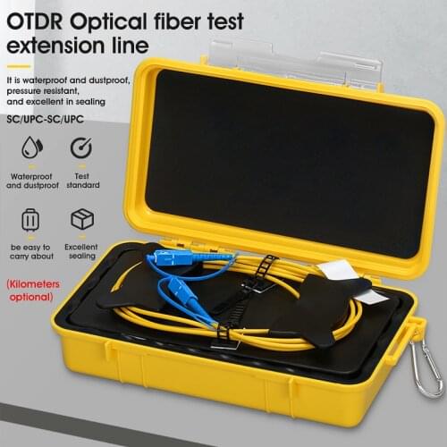 SC/UPC-SC/UPC OTDR Dead Zone Eliminator,Fiber Rings ,Fiber Optic OTDR Launch Cable Box 500M 1Km 2Km SM 1310/1550nm