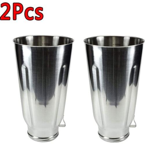 2Pcs 304 Stainless Jar Cup 1.25L Blender Parts Spare Replacement Parts For Oster OS 0041 2725 2726 4101-8 6647 Kitchen Appliance
