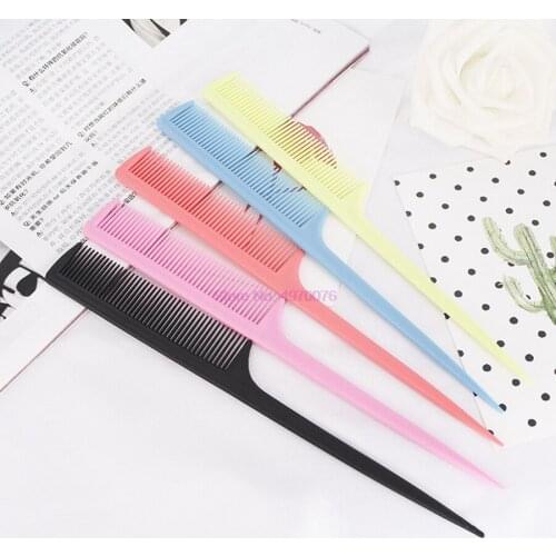 DHL 200bag 20pcs/bag Hair Pointed Tail Comb Nicety Type Clip Design Hairdresser Styling Brushes & Combs