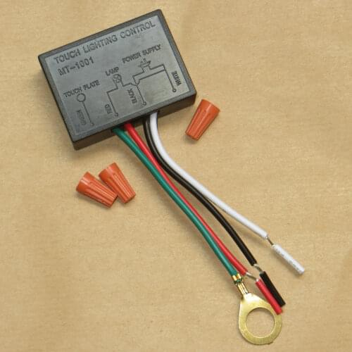 1PC Touch Lighting Control MT-1001 100V 120V 150W 60Hz Dimmer Halogen Tungsten LED Light w/Wire Nuts