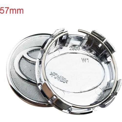 100pcs 57mm Logo Sticker Car Wheel Center Caps Car Rim Repair Hub Cap Covers Fit For toyota Car Accessories